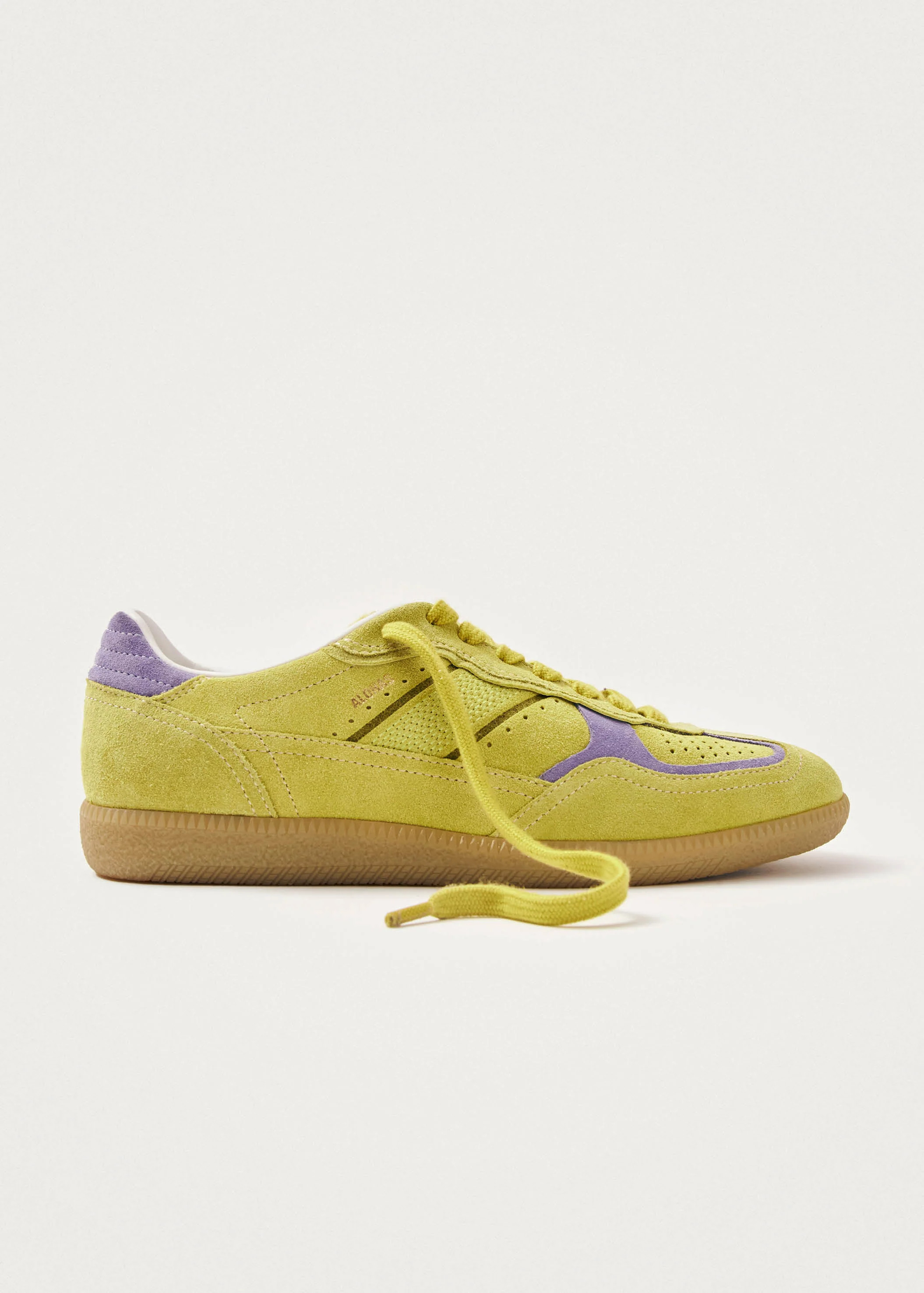 Tb.490 Rife Acid Green Leather Sneakers | ALOHAS | Alohas US
