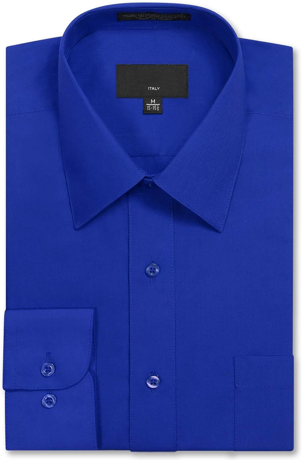 Allsense Men's Long Sleeve Regular Fit Dress Shirts | Amazon (US)