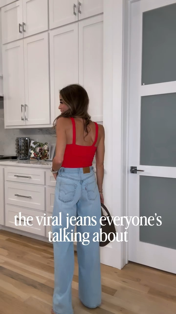 these jeans seriously feel like sweatpants 😮 they’re super soft and flattering, and actually comfortable enough to wear all day. They’re currently almost half off and can be cinched in the waist to make them tighter or looser. The inseam is a bit longer, but fit me with heels. You can also hem them if you’re shorter like me.

 I’m 5’1 for reference :) 

#ViralJeans #ComfyJeans #levisjeans #petitefashion #everydaystyle

viral jeans, comfy jeans, jeans that feel like sweatpants, stretchy denim, flattering jeans, petite-friendly jeans, soft denim, casual outfit ideas, everyday denim, comfortable jeans for women, wardrobe staples, trendy jeans, easy everyday outfits

#LTKPetite #LTKSaleAlert