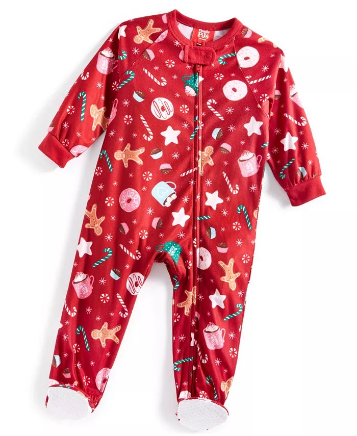 Matching Baby Sweets One-Piece Footed Pajama, Created for Macy's | Macy's
