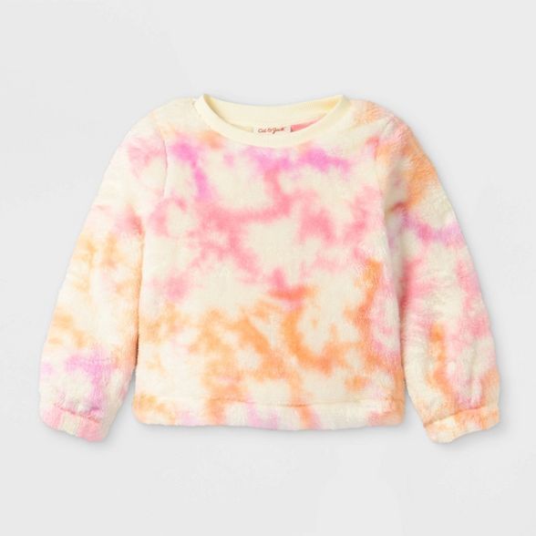 Toddler Girls' Sherpa Pullover Sweatshirt - Cat & Jack™ | Target