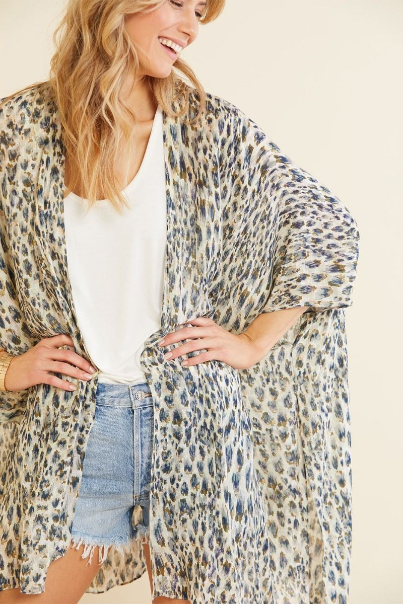 Lara Animal Kimono | Evereve