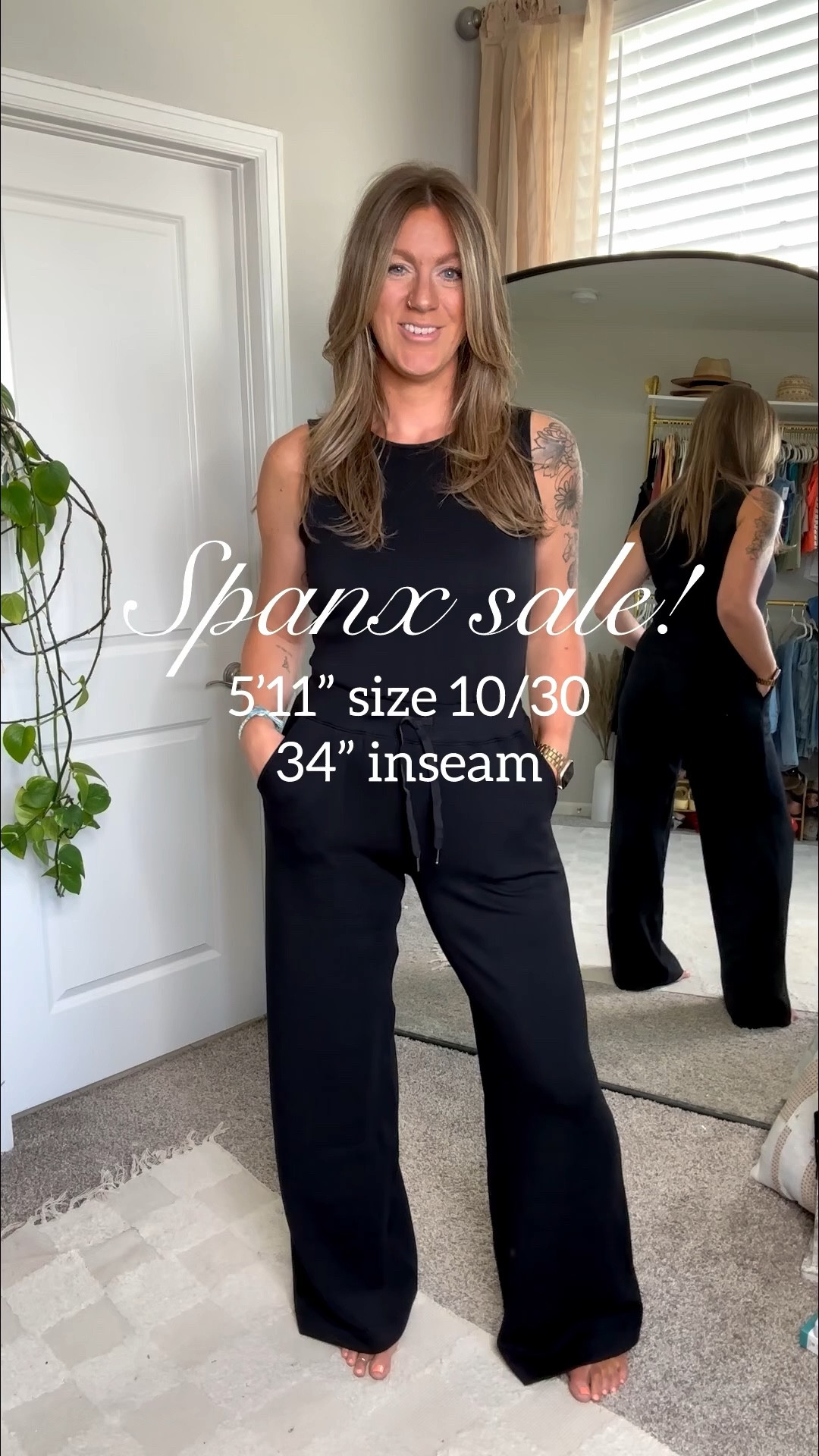Spanx sale ends tonight! Code: LTKSPANX 

Saved US & 🇨🇦 links. Bike shorts are not available in Canada
✨medium tall jumpsuit (could do a large for more relaxed fit) medium tall jeans, medium shorts, large leggings and bike shorts 

#LTKOver40 #LTKSpringSale #LTKTall