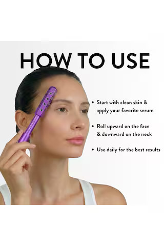 Nurse Jamie Instant UpLift Massaging Beauty Roller in Purple from Revolve.com | Revolve Clothing (Global)