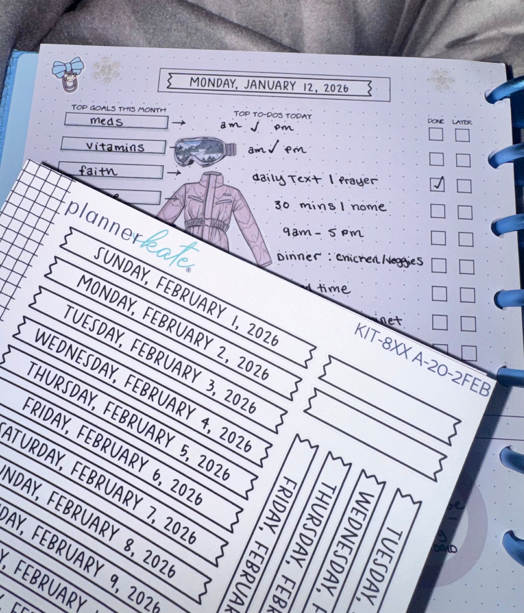 These date stickers have been saving me! I ordered Jan-March to kick the year off and I’ll definitely be ordering the rest of 2026 soon. These are perfect for my undated Daily Grind planner. 

#LTKmorningroutine #LTKselfcare #LTKFindsUnder50