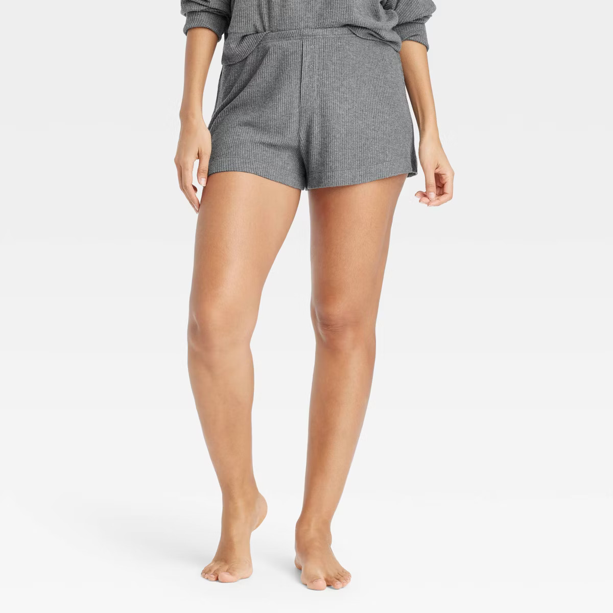Women's Cozy Ribbed Shorts - Auden™ | Target
