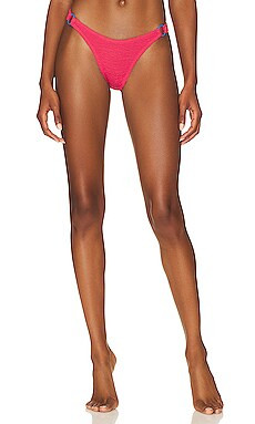 Bond Eye Ring Scene Bikini Bottom in Guava Eco from Revolve.com | Revolve Clothing (Global)