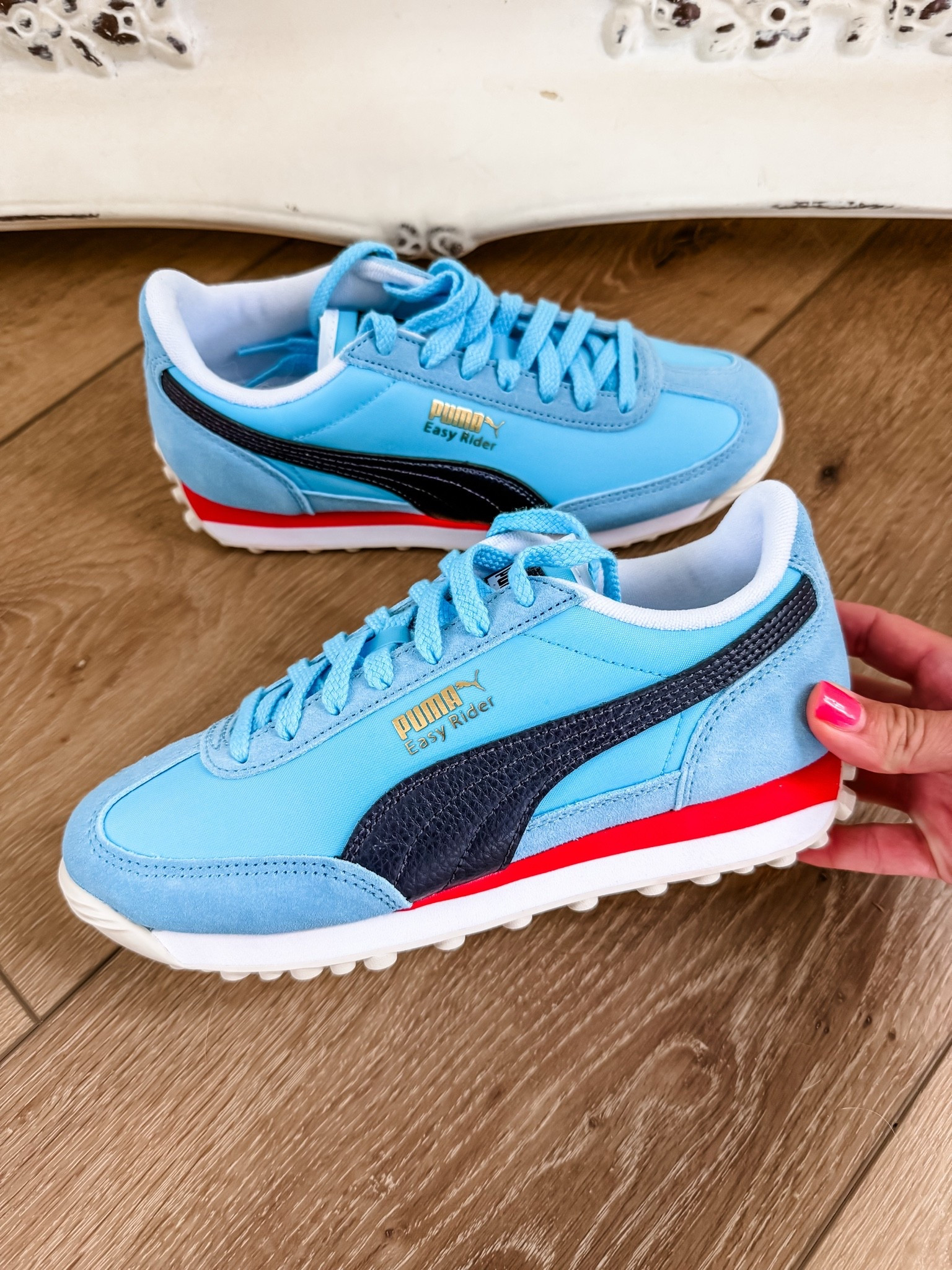 Code: POOLDAY. Puma sneakers, Summer sneakers, blue sneakers. Dsw sale @DSW