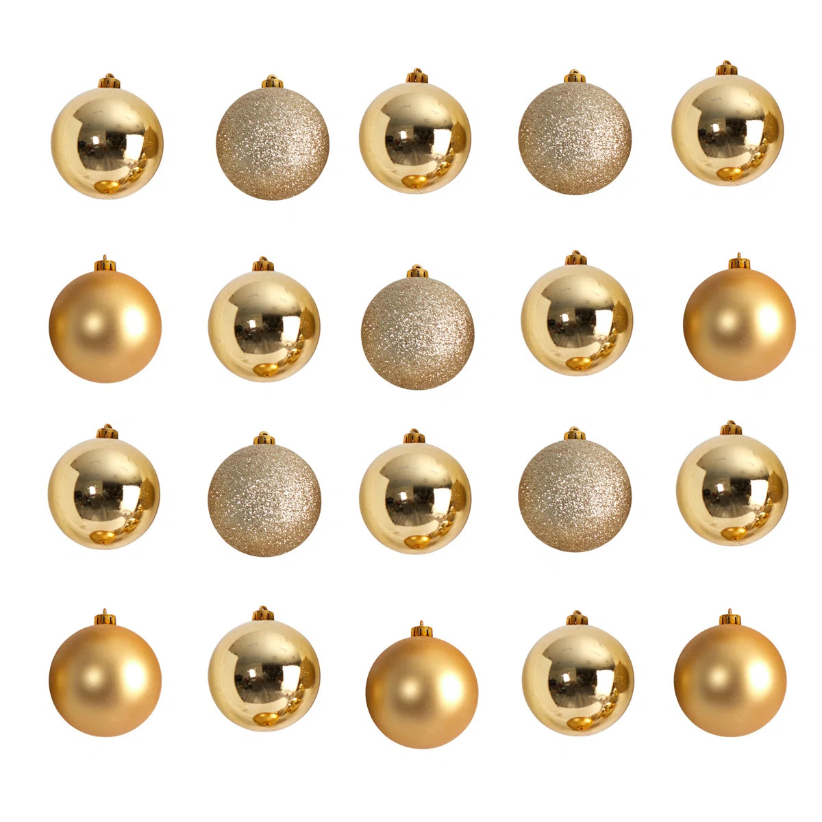 The Holiday Aisle® 20 Piece Reusable Container Ball Ornament Set & Reviews | Wayfair | Wayfair North America