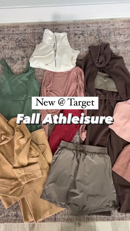 Target matching sets. Target athleisure. Target workout tops. Target leggings. Travel outfits. Casual outfits. Target sweatpants. Target pullovers. Target half zip. Target athletic skort. Target tunic top. Wearing smallest size in each. Neutral shoes are TTS. 

#LTKtravel #LTKshoecrush #LTKfitness