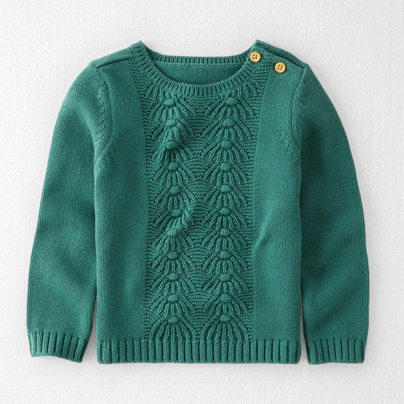 Organic Cotton Cable Knit Sweater | Carter's