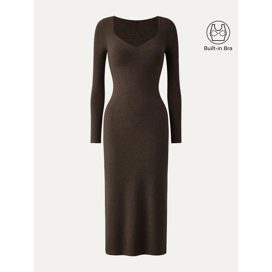 Sweetheart Neckline Midi Brami Dress | OGLmove