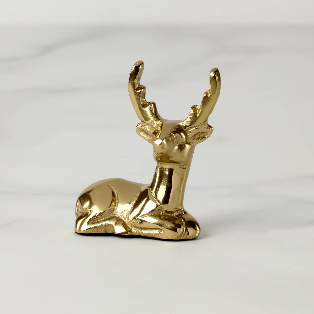 Gold Reindeer Placecard Holder | Lenox