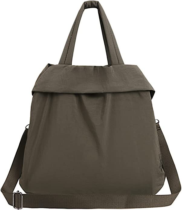 Nylon Hobo Bag 2.0 Crossbody Bag for Women Large Capacity Gym Bag Work Bag Nylon Tote Handbag Spo... | Amazon (US)
