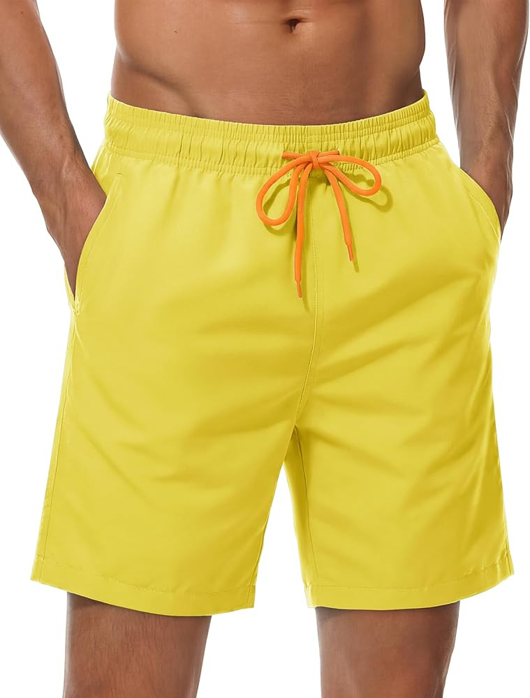 TACVASEN Men's Swim Trunks 9 Inch Quick Dry Water Resistant Mesh Lining Bathing Suit Swimming Boa... | Amazon (US)