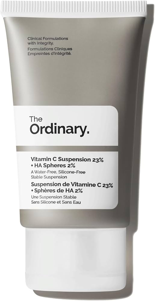 The Ordinary Vitamin C Suspension 23% + Hyaluronic Acid Spheres 2%, Serum with Pure L-Ascorbic Ac... | Amazon (US)