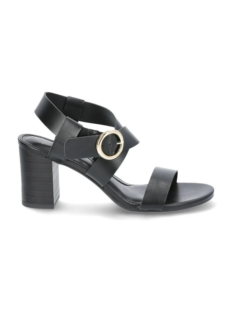 Time and Tru Women's Block Heel City Sandals | Walmart (US)