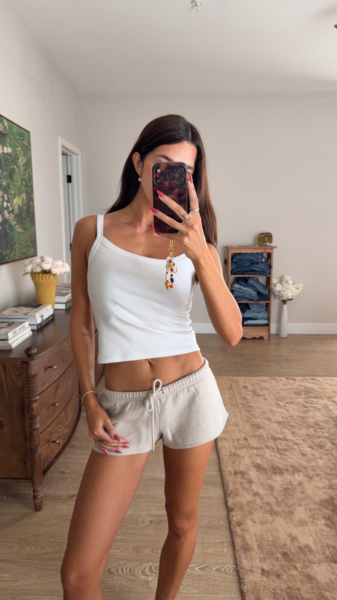 Cozy spring and summer outfit! S in tank and XS in shorts (pic is the link idk why it’s a diff color!!)

#LTKdayinmylife #LTKSeasonal #LTKootd