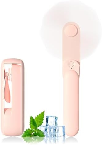 Lerat Portable Handheld Fan, 2 IN 1 Mini Hand Fan, Battery Operated [8-15 Working Hours], USB Rec... | Amazon (US)