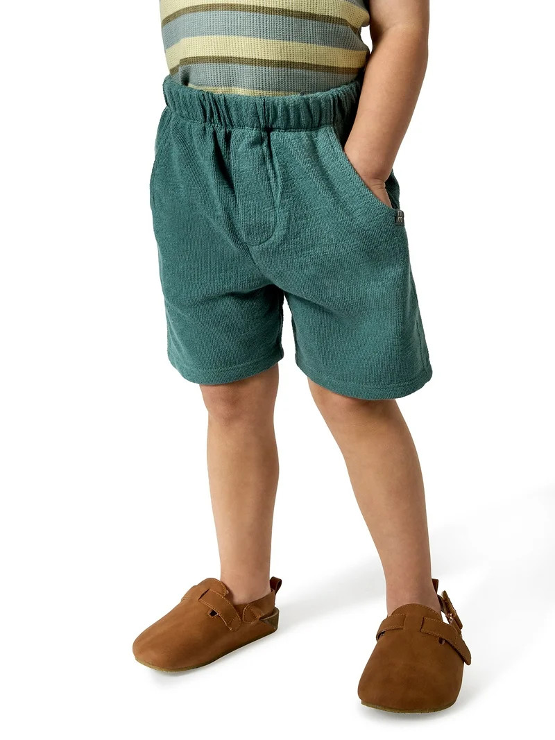 Modern Moments by Gerber Baby and Toddler Boy Organic Shorts with Seam Detail and Pockets, 0/3 Mo... | Walmart (US)