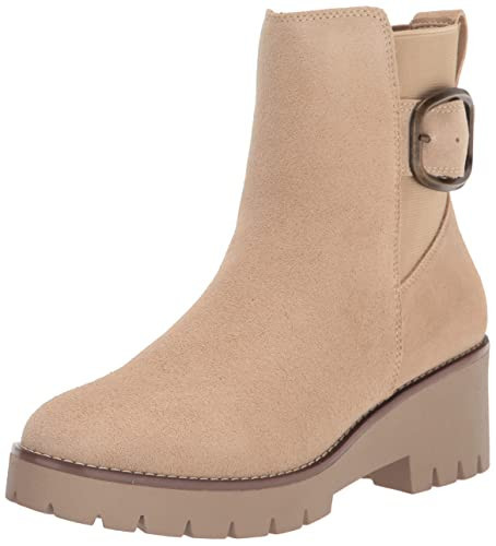 Blondo Women's Waterproof Dahlia Fashion Boot, Sand Suede, 7.5 | Amazon (US)