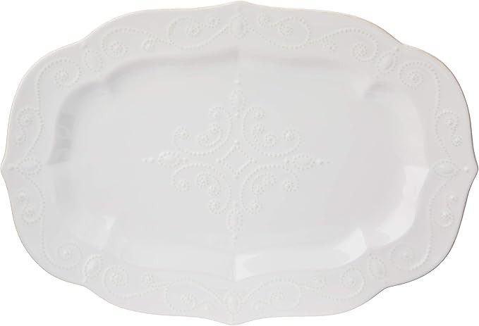Lenox French Perle Large Serving Platter, White - | Amazon (US)