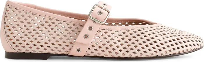 The Remy Perforated Mary Jane Flat (Women) | Nordstrom