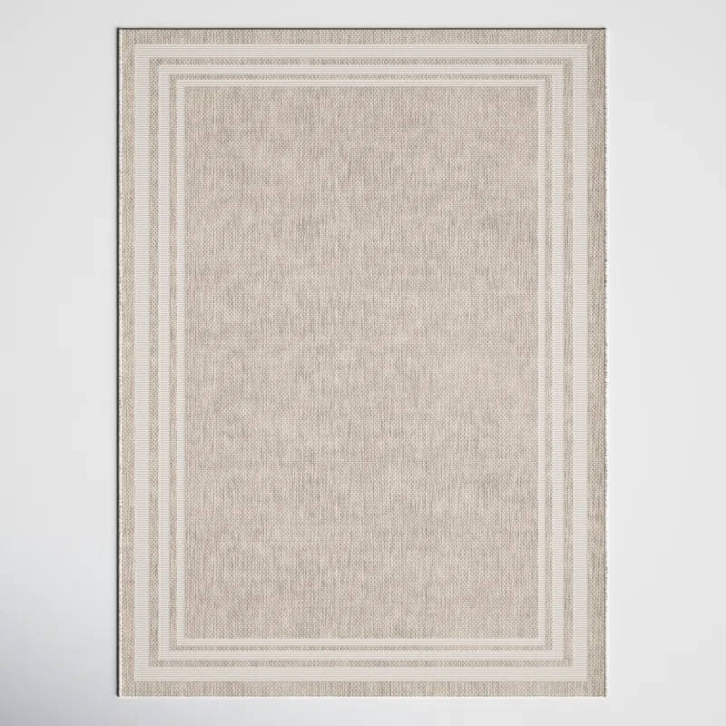 Nola Geometric Machine Made Power Loom Indoor/Outdoor Area Rug | Wayfair North America