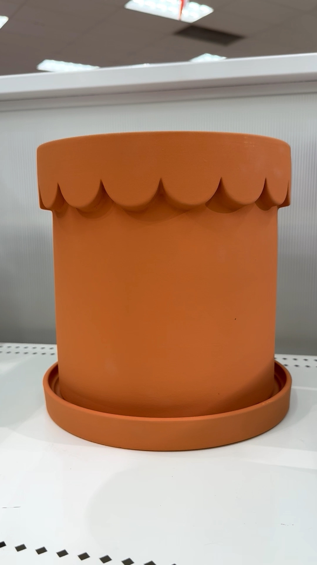 I’m getting so excited for spring and this modern ceramic planter is the touch of whimsy I’m looking for! 🪴

This is a round plant pot which features a scalloped rim and drainage hole. It’s available in 3 sizes and colorways. This is the 10” terracotta orange

It’s perfect for your patio, deck, side table, container garden, and front porch. Basically anywhere you want to bring a touch of spring vibes.

And if you’re a mosaic artist this would also make a fun substrate for your tile work. For mosaic tips, tutorials + inspiration please visit my YouTube channel: YouTube.com/julieweilbacher. Follow @julieweilbacher on Instagram for all things mosaic art.

#flowerpot #plantpot #cutepot #outdoordecor #scallopedrim #springdecor #target #mosaic #planter #modernplanter #ceramicpot #terracottapot

#LTKFindsUnder50 #LTKSeasonal #LTKHome