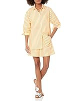 The Drop Women's Kendra Poplin Loose-Fit Long Shirt | Amazon (US)
