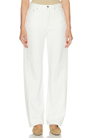 Toteme JEANS in Grauweiß - White. Size 26 (also in 27, 28, 29, 30, 31). | FWRD 
