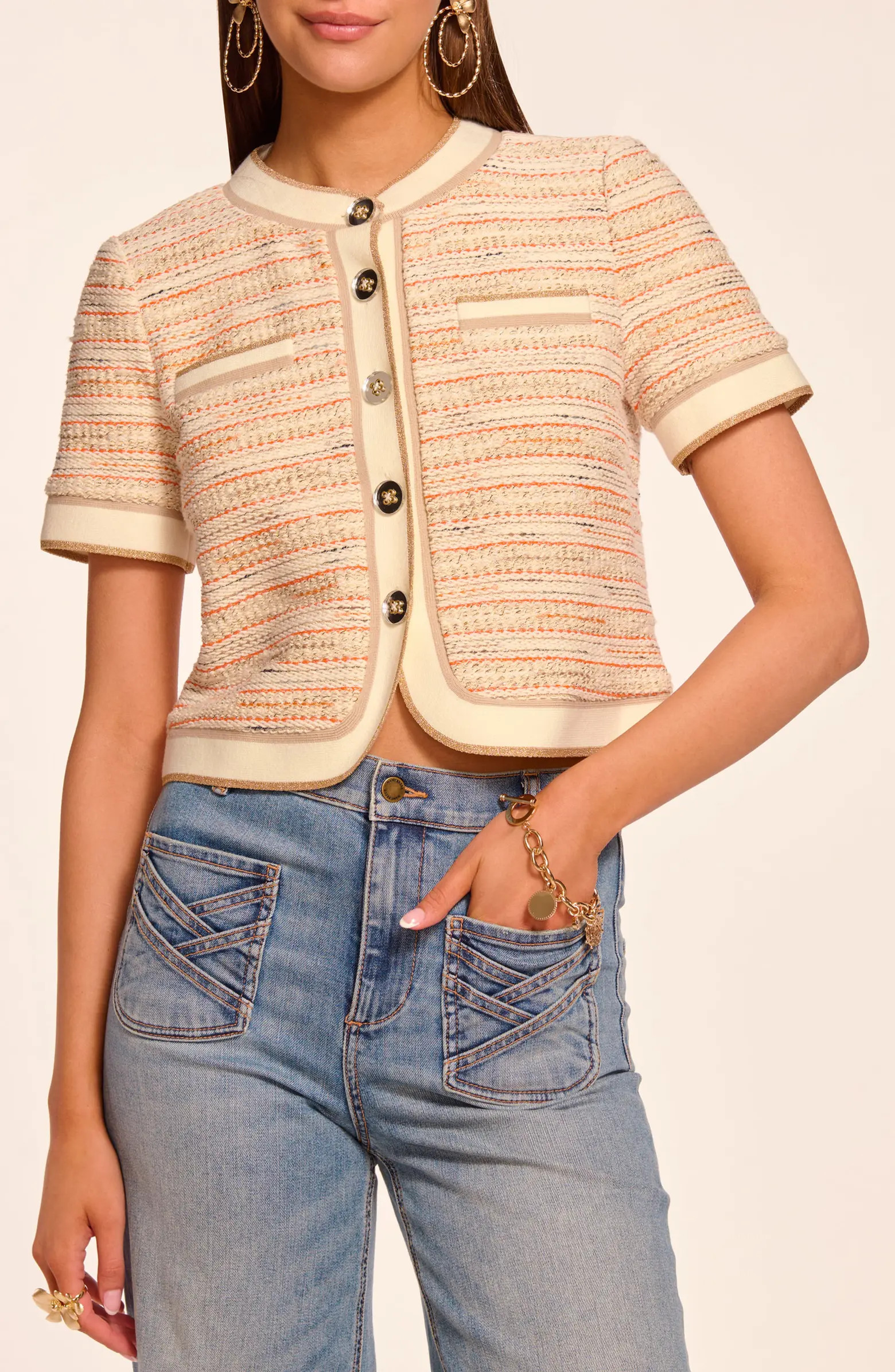 Sterling Tweed Cropped Jacket | Nordstrom