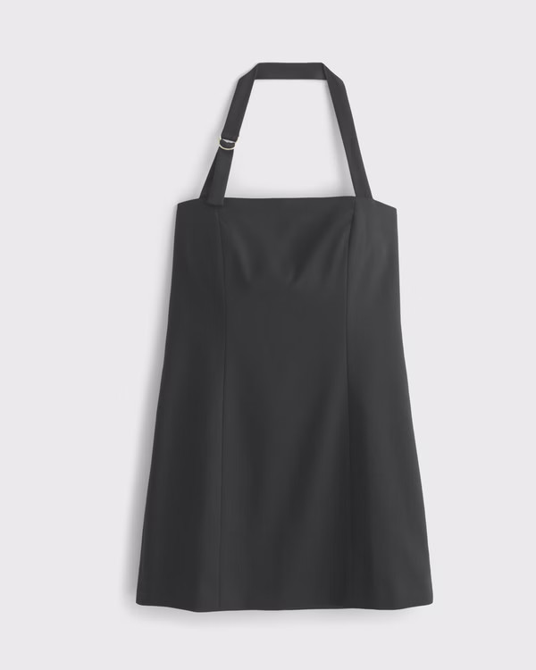 Women's Halter Tailored Mini Dress | Women's Dresses & Jumpsuits | Abercrombie.com | Abercrombie & Fitch (US)