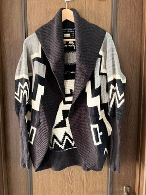 Ralph Lauren Aztec Southwestern Navajo Multi Cardigan Black Gray Sz S  | eBay | eBay US