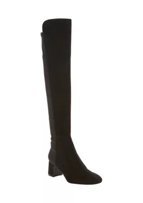 Stuart Weitzman Women's Gillian 60 City Boots, Black, 6.5M | Belk