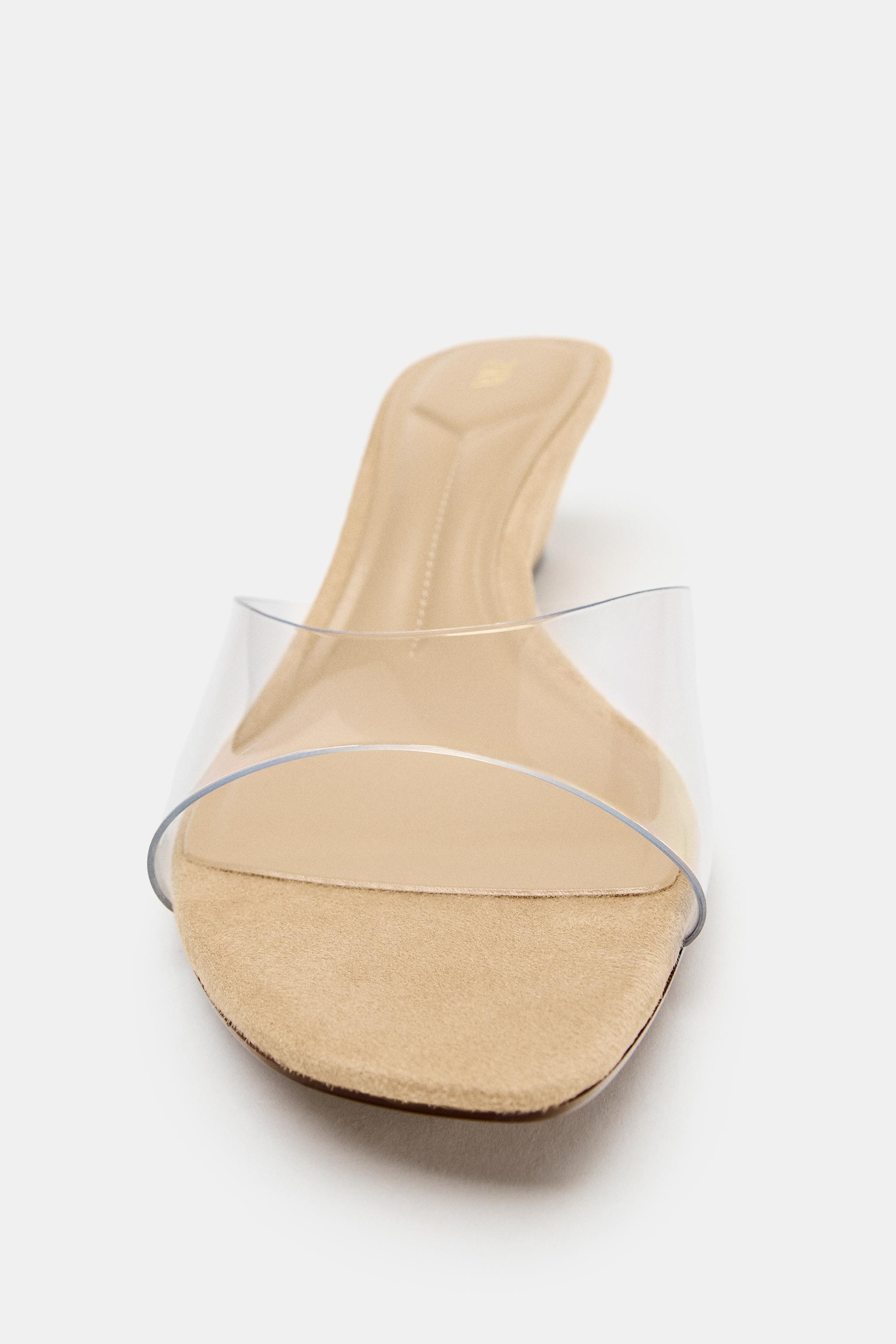 VINYL WEDGE SANDALS | Zara US