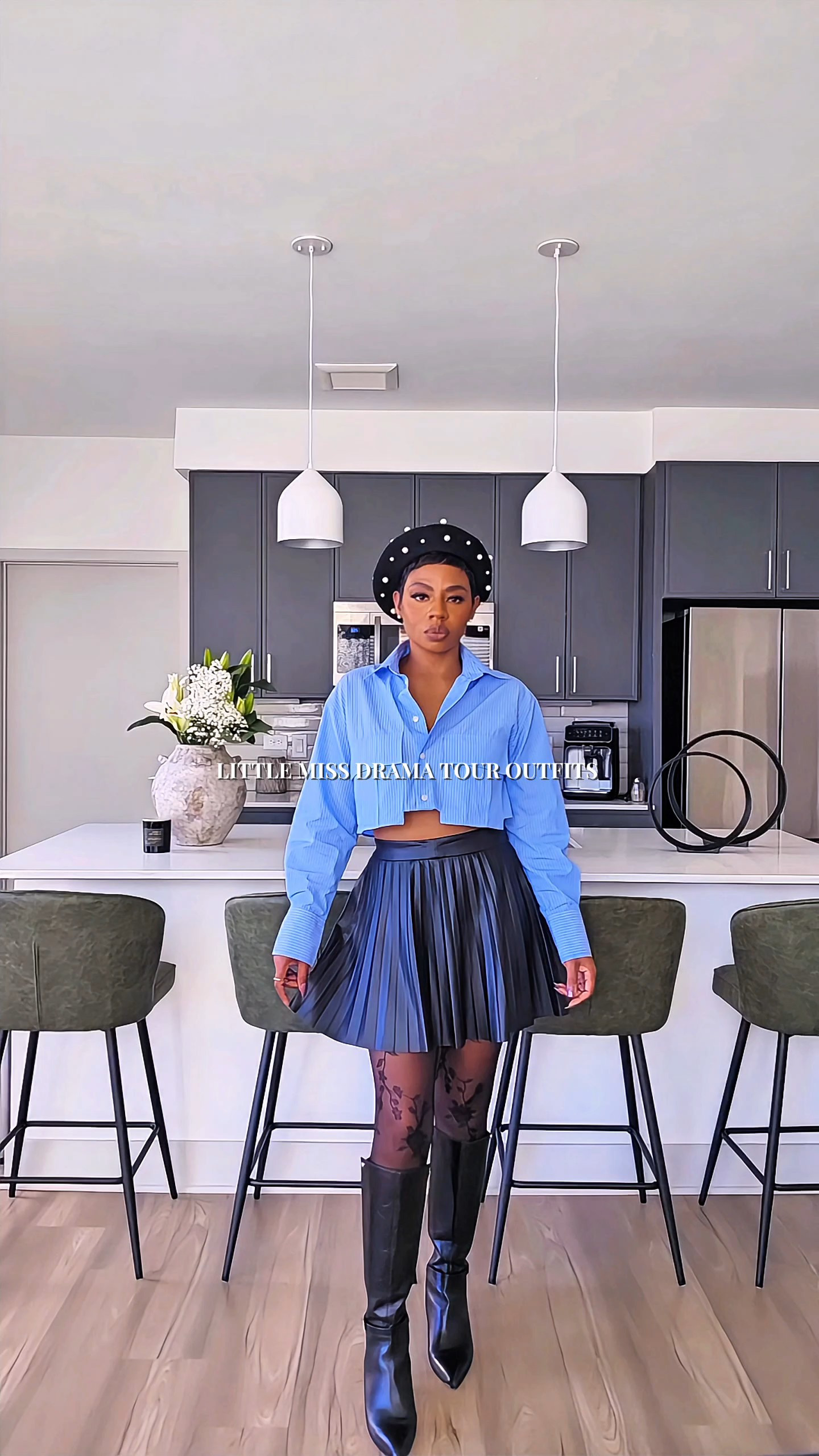 What to Wear to Cardi B’s Little Miss Drama Tour | 8 Outfit IdeasWhat to wear to Cardi B’s Little Miss Drama Tour 💋 8 outfit ideas if you’re going for the school girl drama vibe.I mixed street style and preppy looks with mini skirts, loafers, knee high boots and sheer tights. The goal was little miss drama but still fashion girl energy.Preppy, Streetwear, Mini Skirt

#LTKootd #LTKPetite #LTKgrwm