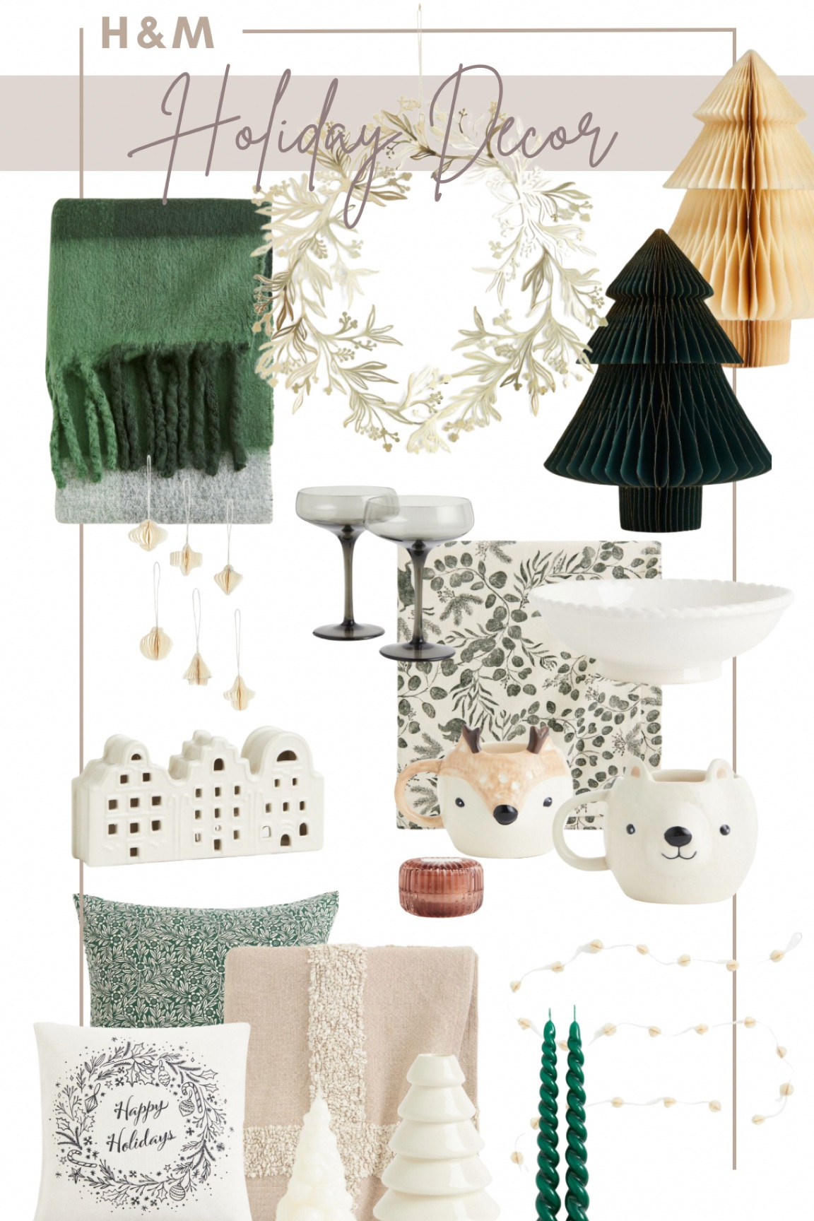 H&M Holiday Decor

#LTKHoliday #LTKSeasonal #LTKHolidaySale