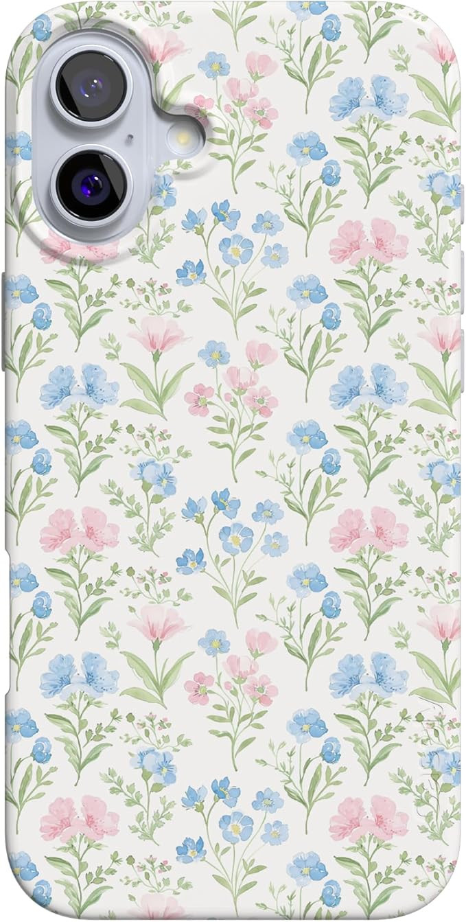 Casely iPhone 16 Case | Pastel Garden | Sunday Best | Compatible with MagSafe | Classic Ultra Sli... | Amazon (US)
