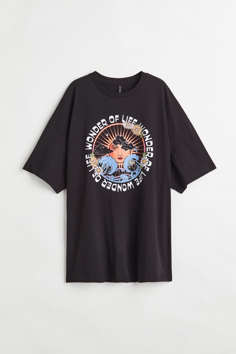 Oversized Printed T-shirt | H&M (US + CA)