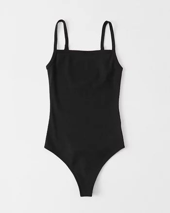 Ribbed Cami Bodysuit | Abercrombie & Fitch US & UK