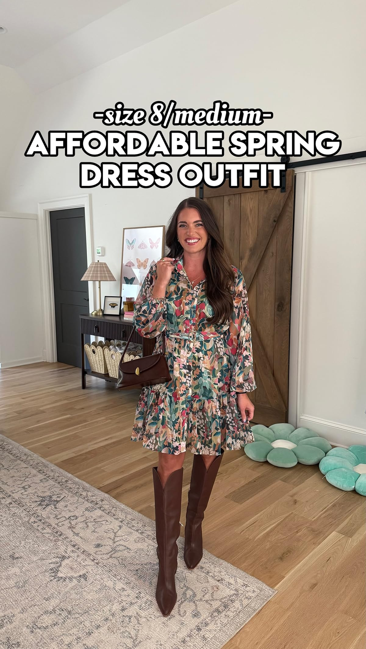 ZESICA Womens Spring Summer Floral Mini Dress Long Sleeve Button Chiffon A Line Swing Short Weddi... | Amazon (US)