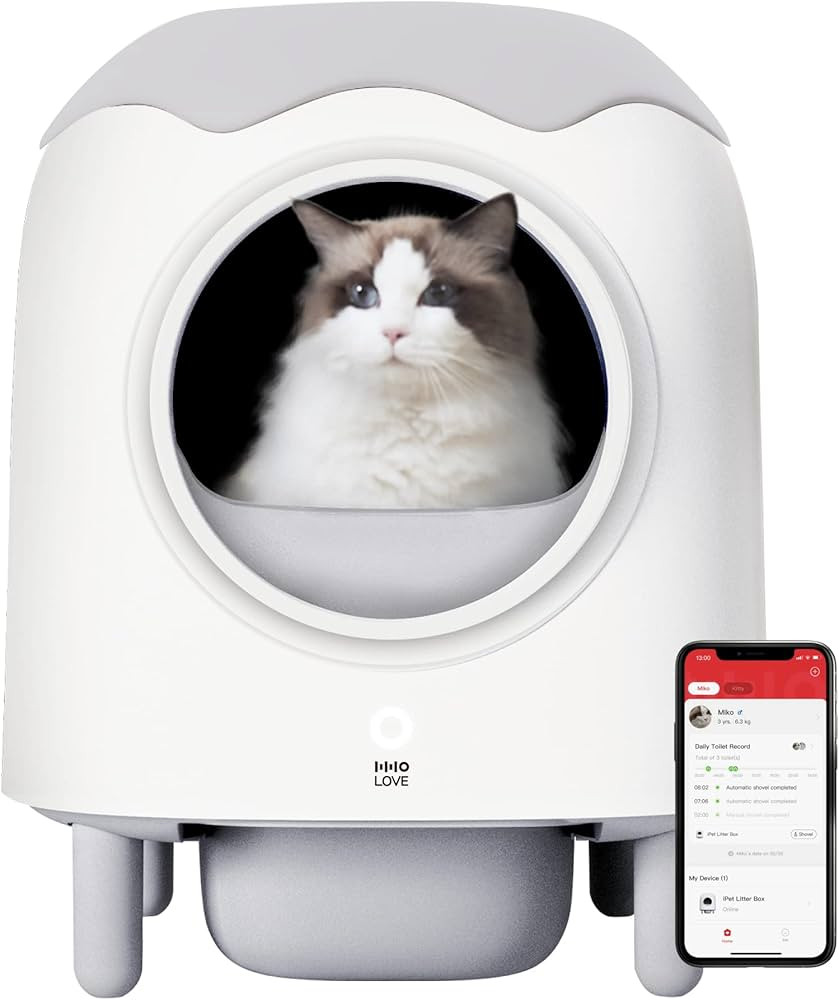 Self Cleaning Cat Litter Box, ABRCT Extra Large Automatic Smart Cat Litter Cleaning Robot Box for... | Amazon (US)