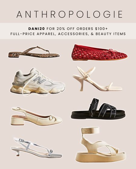 Summer shoes from Anthropologie! 20% off with code DANI20 🤩🙌🏼

#LTKSeasonal #LTKshoecrush #LTKsalealert