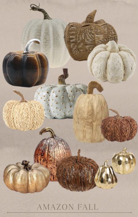 My favorite neutral pumpkins! 

#LauraBeverlin #Pumpkins #FallDecor #Amazon #AmazonDecor #AmazonFall #AmazonFallDecor #AmazonPumpkins #Home #HomeFallDecor 

#LTKFind #LTKSeasonal #LTKhome