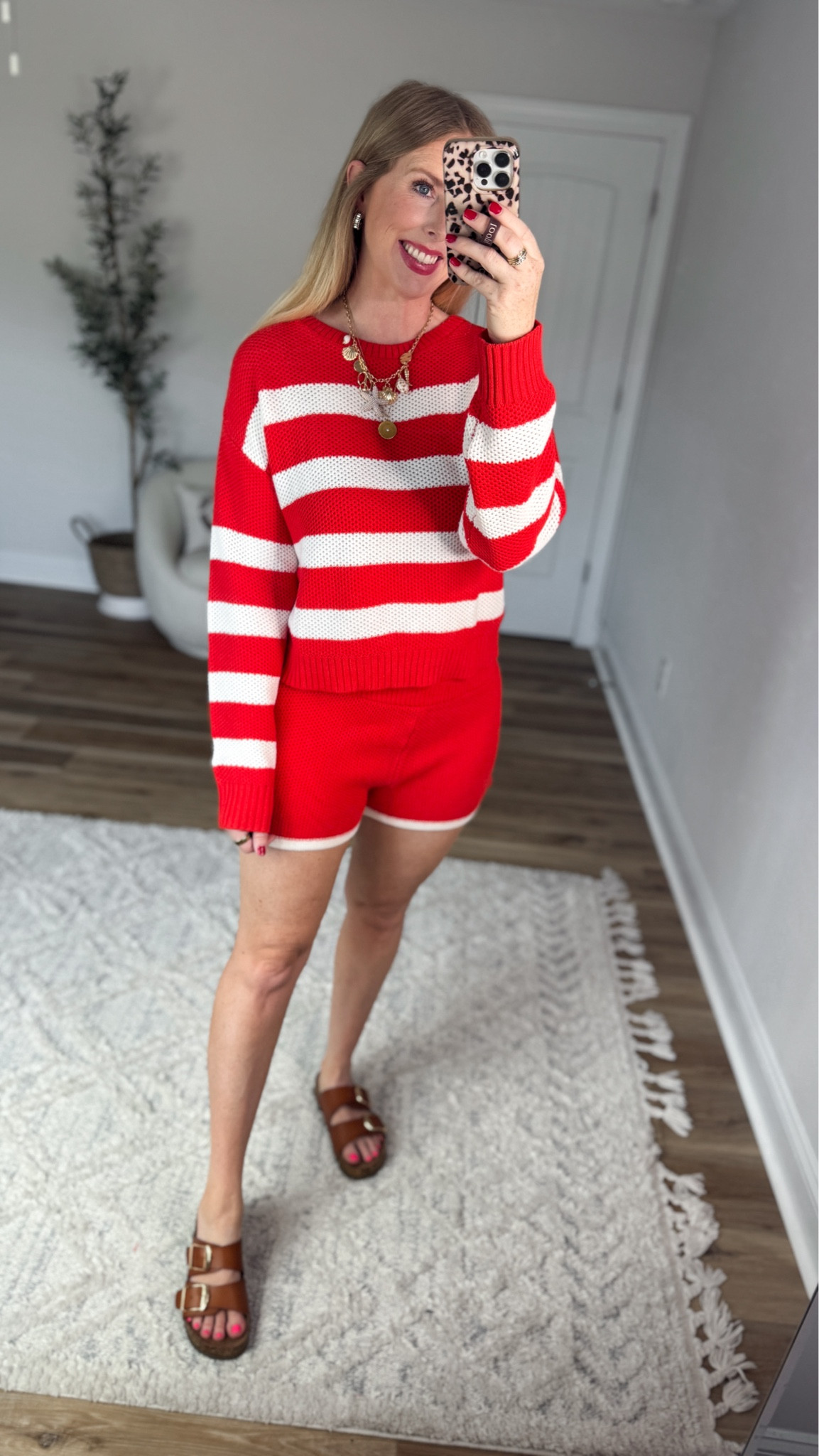 Weekend Walmart Wins try-on
Red stripe sweater set- medium, size up one or two!

#LTKmomlife #LTKootd