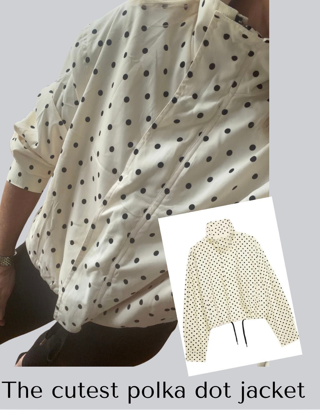 Amazon $33 polka dot jacket! More color combos 🖤🤍🤎

#LTKgrwm #LTKootd #LTKSaleAlert