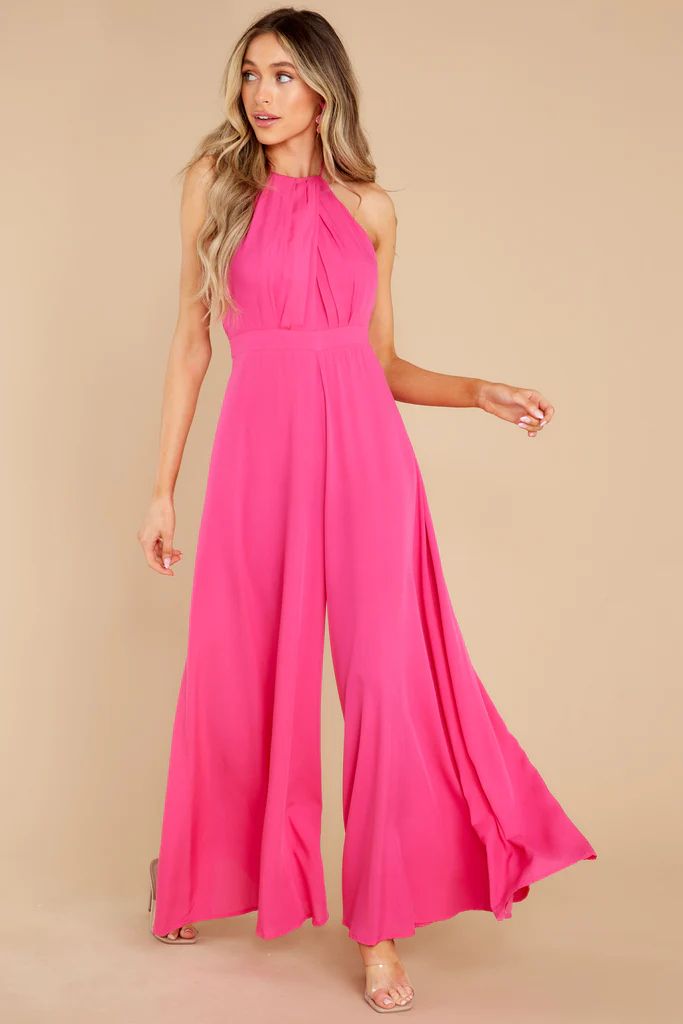 Can't Get Any Better Fuchsia Jumpsuit | Red Dress 