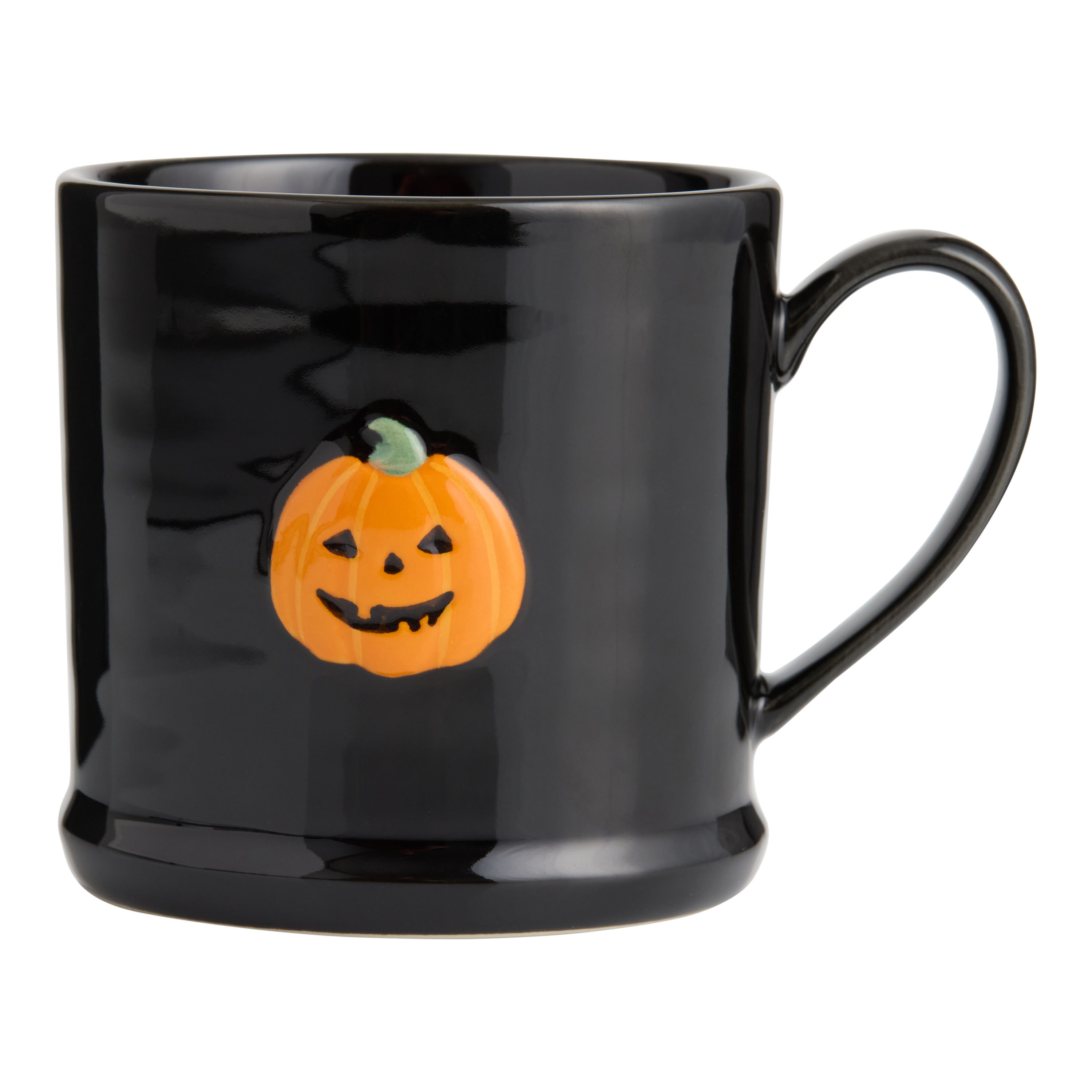 Cream Halloween Icon Hand Painted Ceramic Mug | World Market
