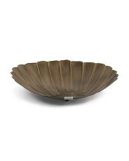 15.75x14.5x3 Seashell Iron Tray | TJ Maxx